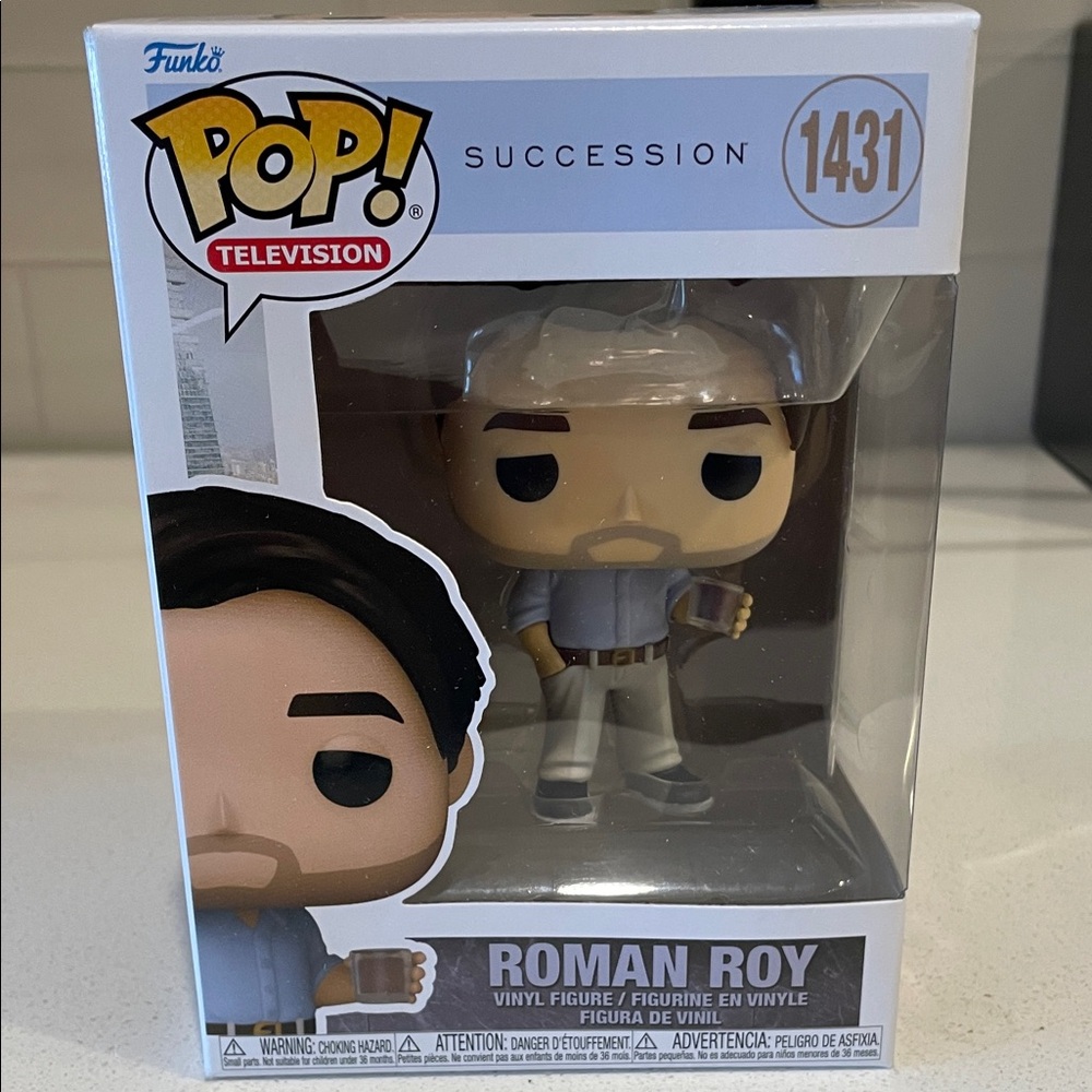 Funko Pop! Roman Roy #1431 Succession TV Series Vinyl Figure NIB